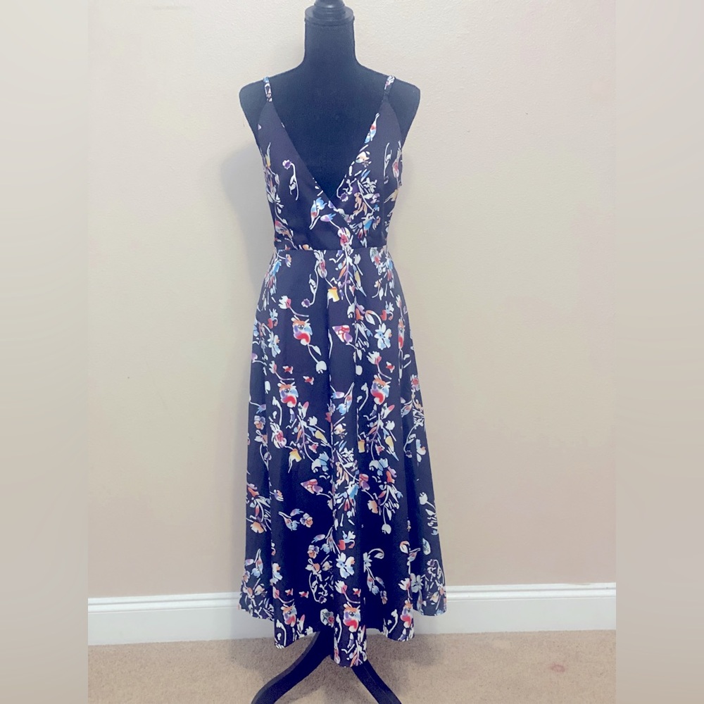 Spaghetti Strap Floral Dress